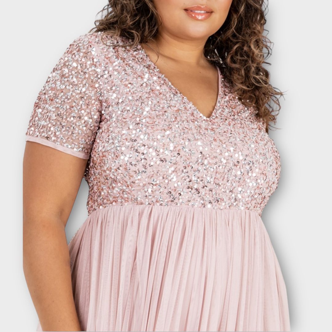 Maya Deluxe Curve Embellished Maxi Dress - 28 – 2nd Ave Trading