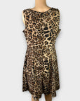 Blue Vanilla Animal Print Dress - 14