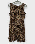 Blue Vanilla Animal Print Dress - 14