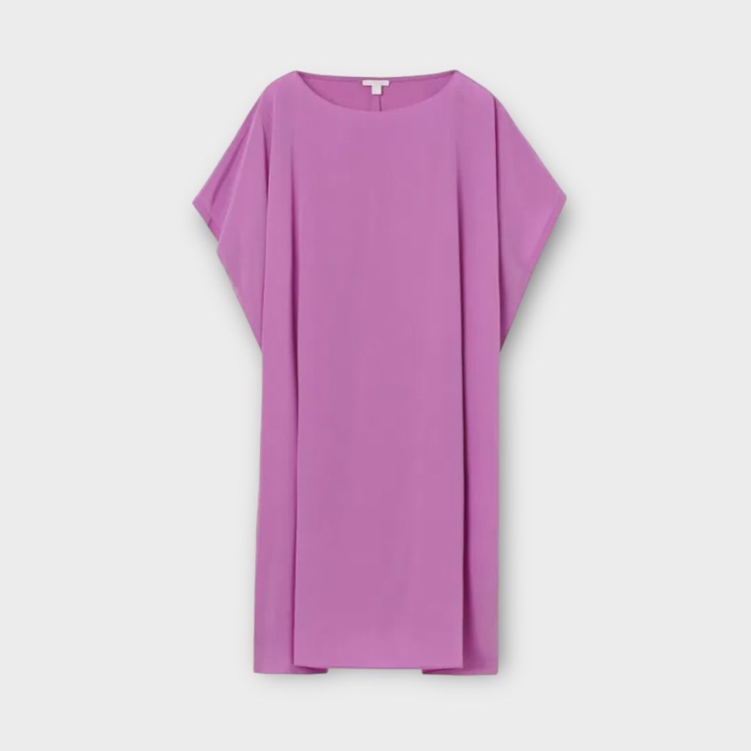 COS Organic Cotton-Mulberry Silk Relaxed Tunic Dress - M