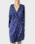 Dancing Leopard Midi Wrap Dress - 12