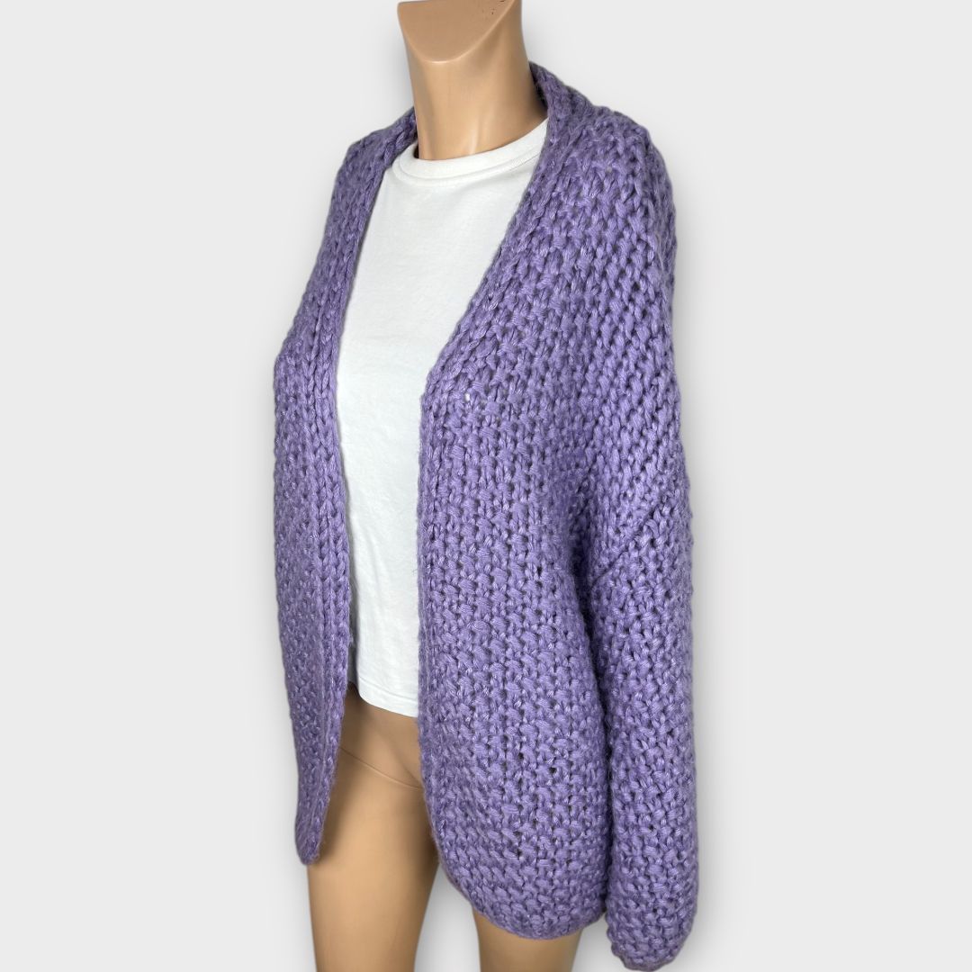 Frnch Chunky Knit Cardigan - 14 (L)