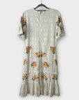 Frock & Frill Embroidered Floral Dress - 14