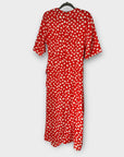 Girl In Mind Heart Print Midi Dress - 12