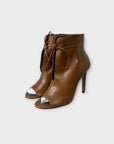 Jimmy Choo Memphis 100 Soft Leather Heeled Ankle Boots - 5/38