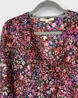 Maje Floral Silk Blouse - 8