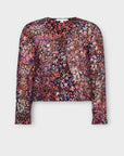 Maje Floral Silk Blouse - 8