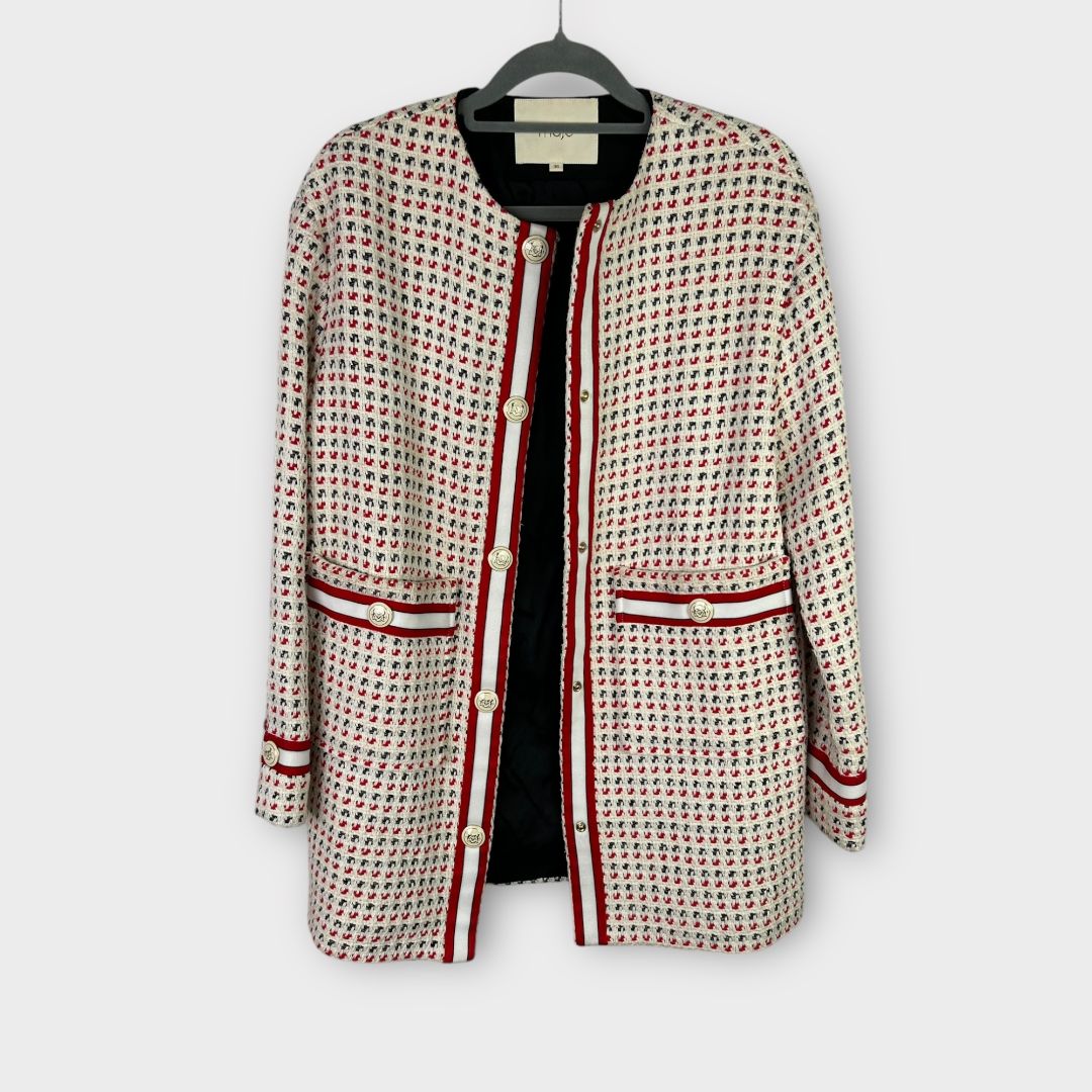 Maje tweed coat best sale