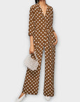 Mango Polka Dot Jumpsuit - XS