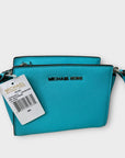 Michael Kors Selma Mini Leather Messenger Bag - One Size