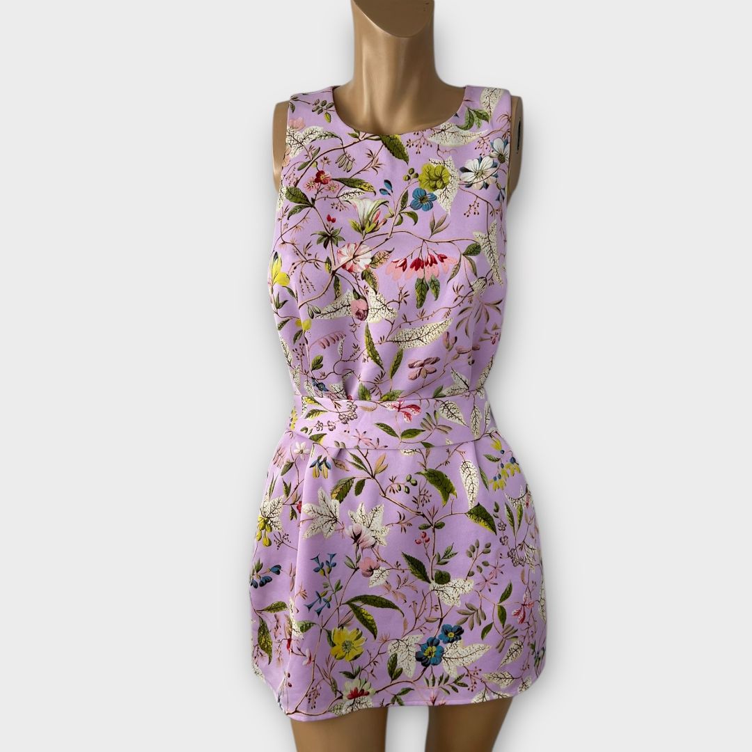 Oasis Floral Mini Dress - 10