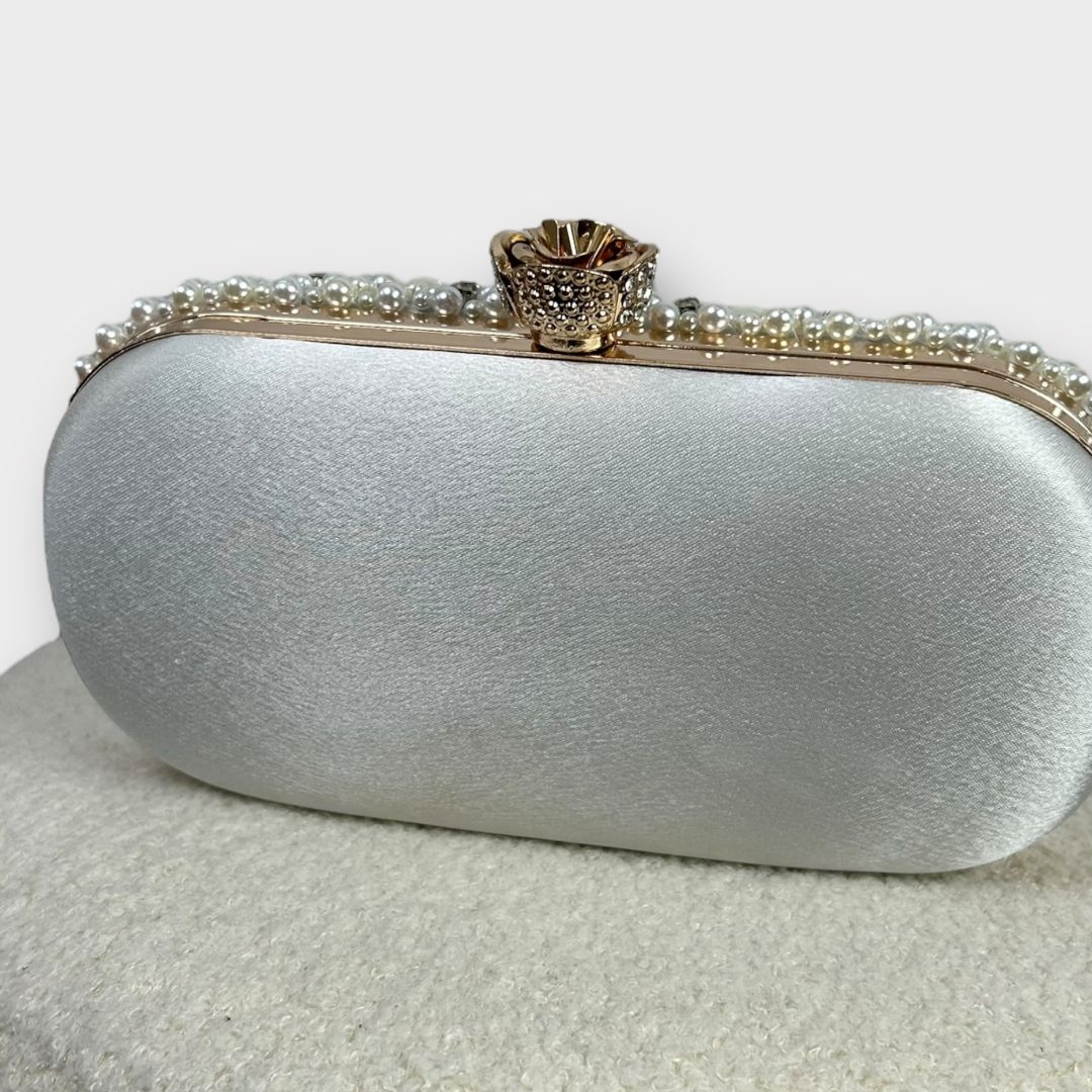 Pearl Clutch Bag - One Size