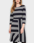 Phase Eight Storm Stripe Dress - 8