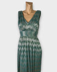 Biba Metallic Maxi Dress - 10