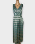 Biba Metallic Maxi Dress - 10