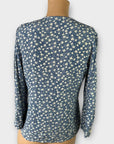 Olive Floral Blouse - One Size