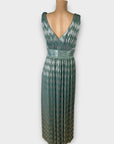 Biba Metallic Maxi Dress - 10