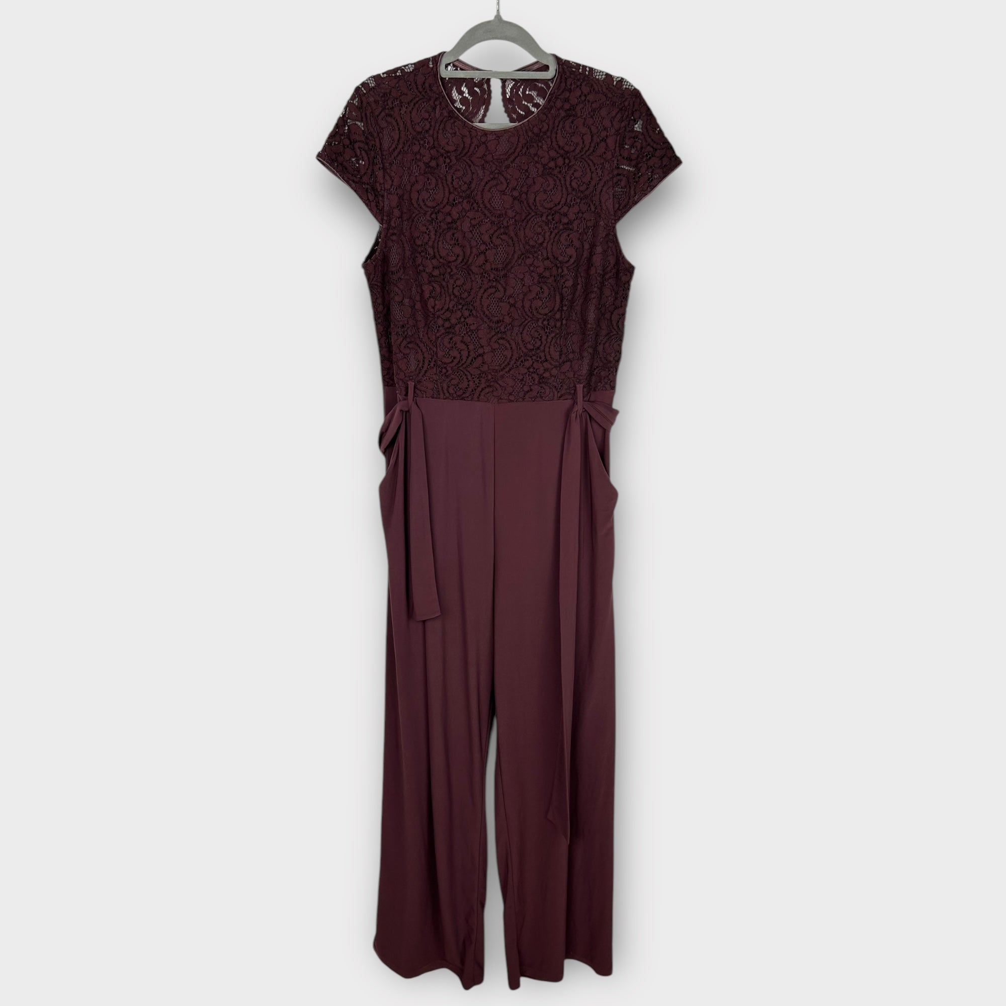 Phase Eight Vicki Lace Bodice Jumpsuit - 14