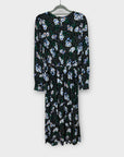 M&S Floral Midi Dress - 10