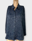 Cefinn Jacquard Satin Shirt - 10