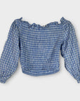 Zara Gingham Crop Top - S