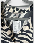 H&M Zebra Print Shirt Dress - XL