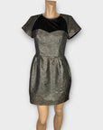 Oasis Metallic Mini Dress - 10