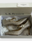 L.K. Bennett Glitter Pointed Heels - 5/38