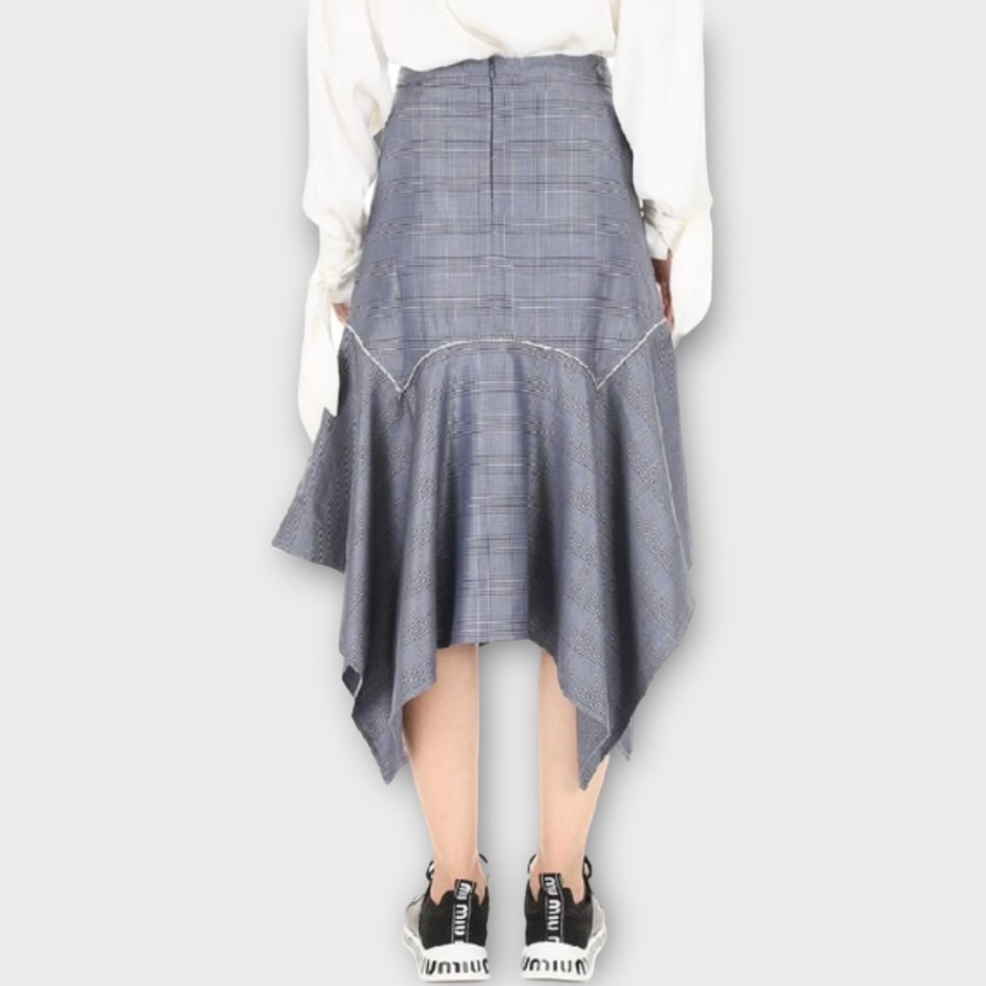 Ganni Merkel Silk Wool Skirt - 14