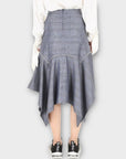 Ganni Merkel Silk Wool Skirt - 14