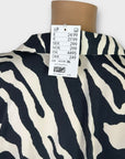 H&M Zebra Print Shirt Dress - XL