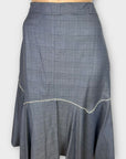 Ganni Merkel Silk Wool Skirt - 14