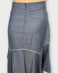 Ganni Merkel Silk Wool Skirt - 14