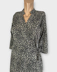 Kate + Pippa Animal Print Wrap Dress - XS