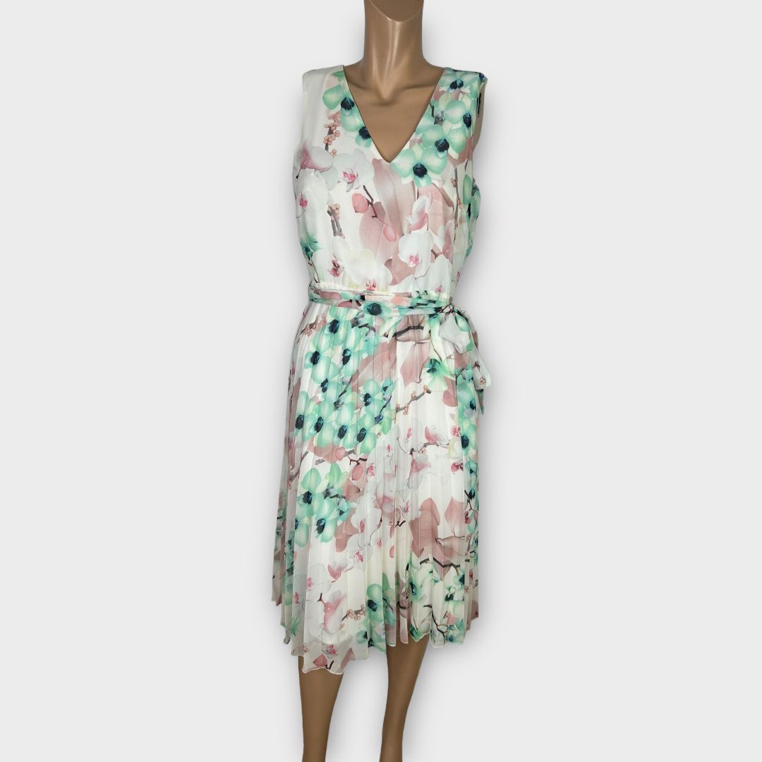 Wallis Floral Dress - 10 (Petite)