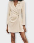 Zara Linen Blazer Dress - M