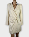 Zara Linen Blazer Dress - M