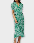 Rixo Jackson Floral Midi Dress - XS