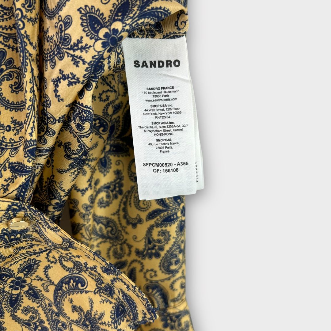 Sandro Silk Shirt - 10