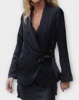 Sinead Keary "The Sarah" Wrap Blazer - 12