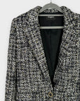 The Kooples Long Buttoned Tweed Jacket - 6