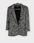 The Kooples Long Buttoned Tweed Jacket - 6