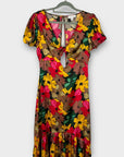 Topshop Floral Midi Dress - 10