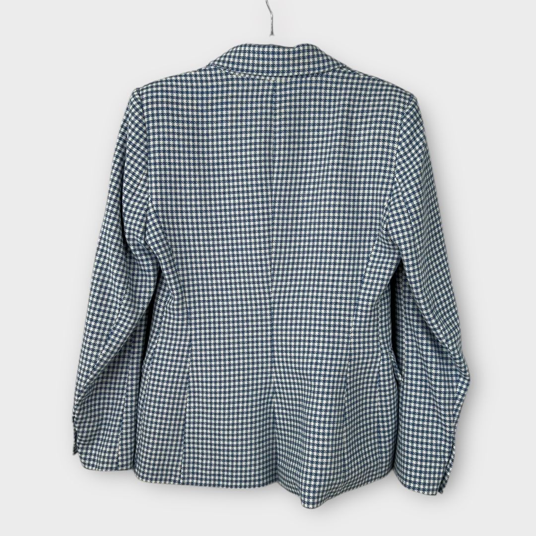 Zara Houndstooth Blazer - M