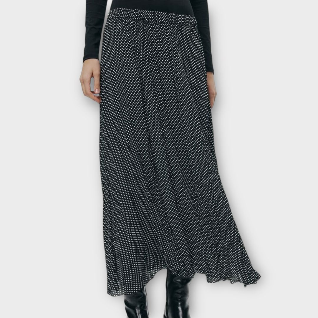 Zara Polka Dot Maxi Skirt - 8/10