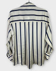 Zara Stripe Satin Shirt - XS (Fit UK 10)